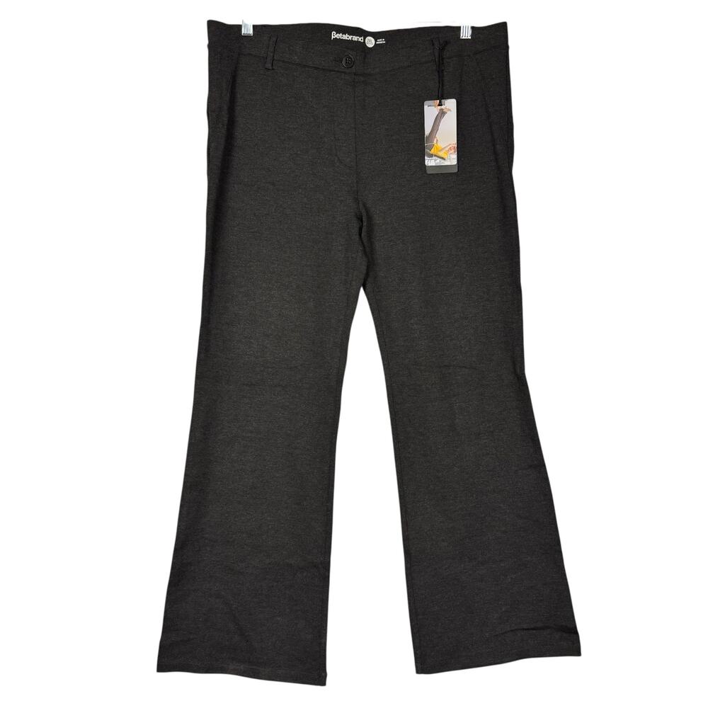 New Betabrand Stretch Bootcut Dress Pant Yoga Pants P2XL Comfort Athleisure
